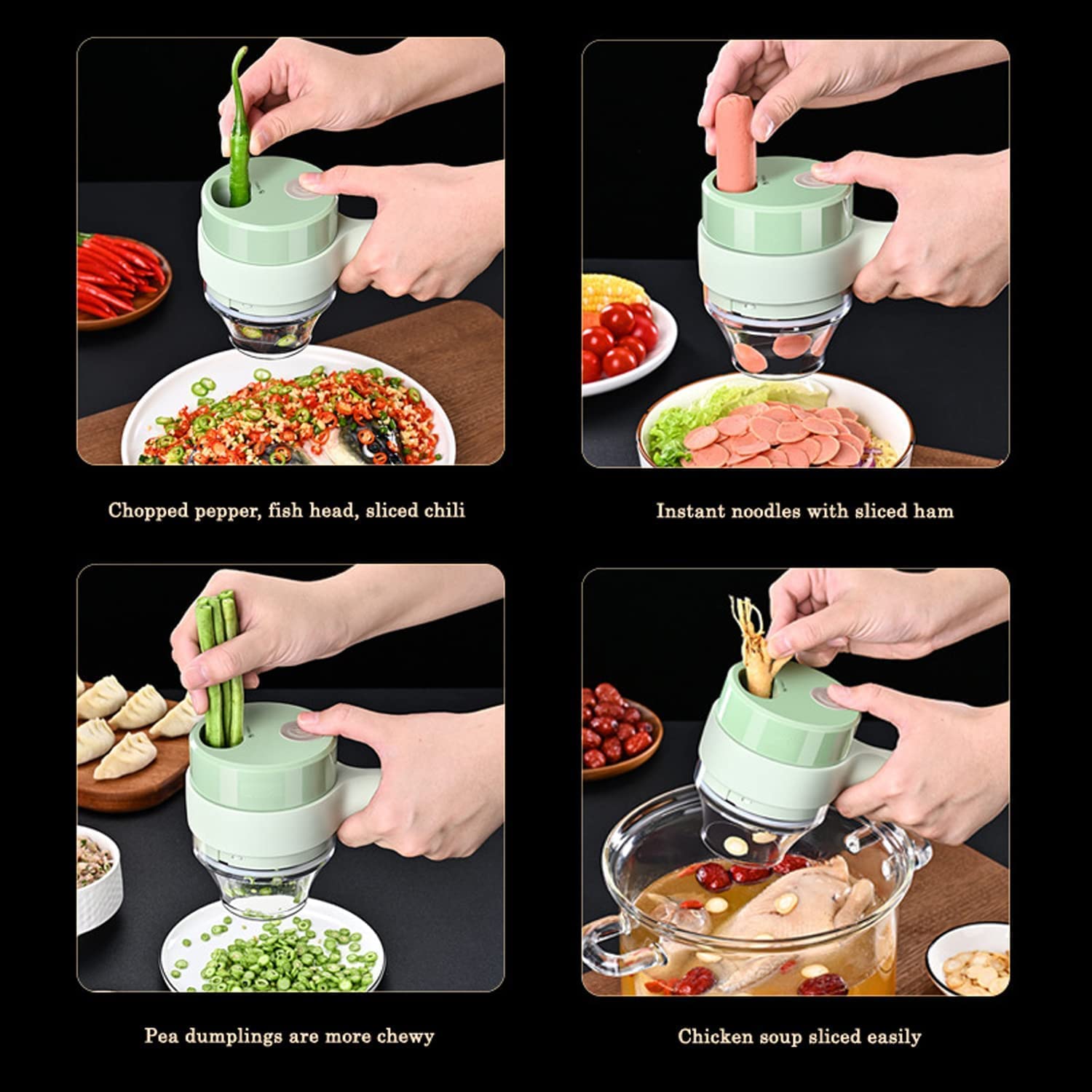 Rechargable vegetable cutter