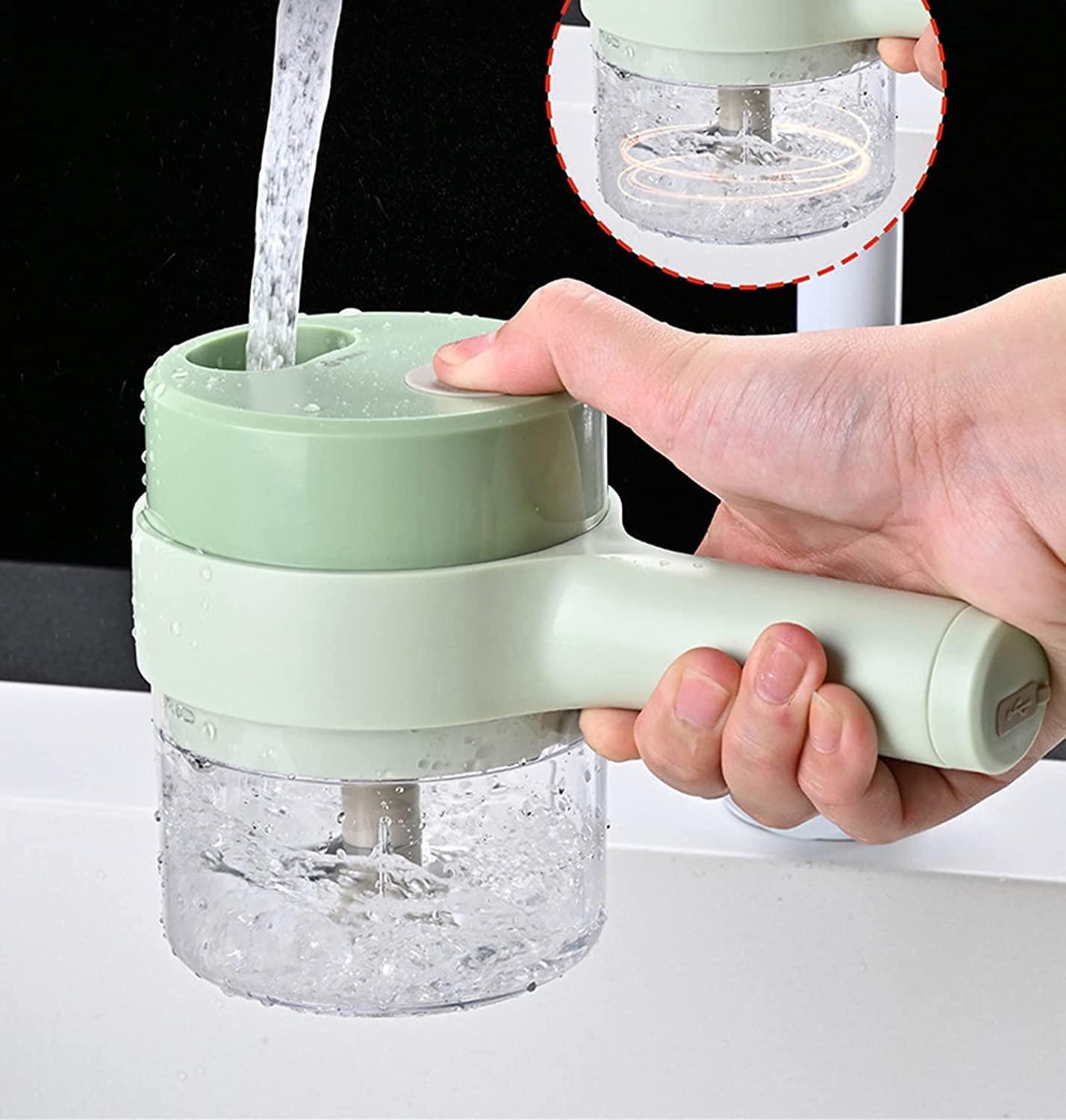 Rechargable vegetable cutter